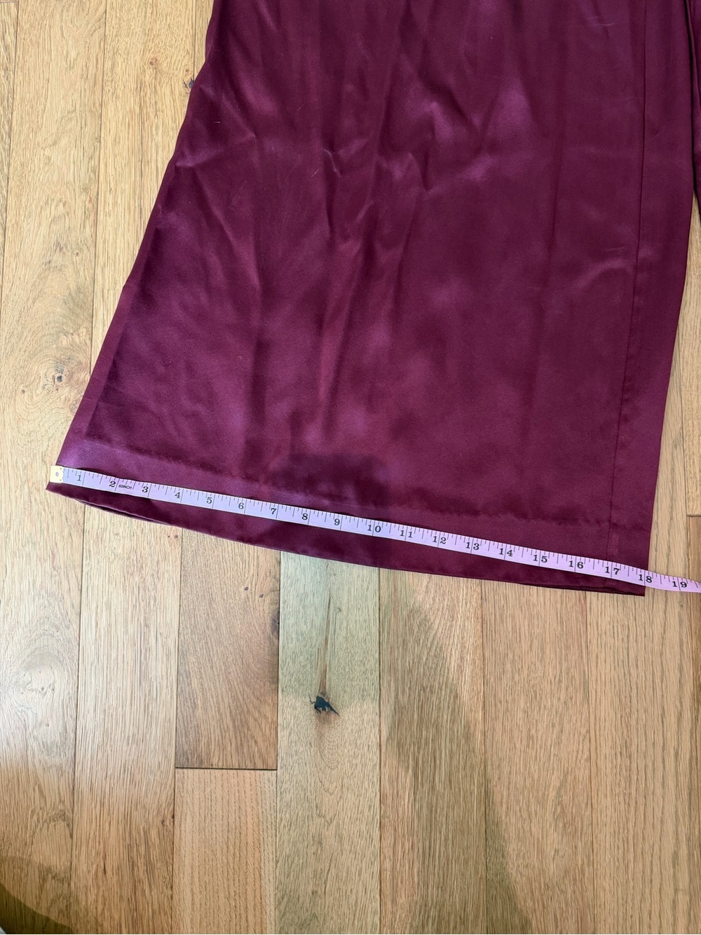 ❤️ Banana Republic Belay Silk Pants Dark Cherry Red Size 6 ❤️ - Picture 11 of 14